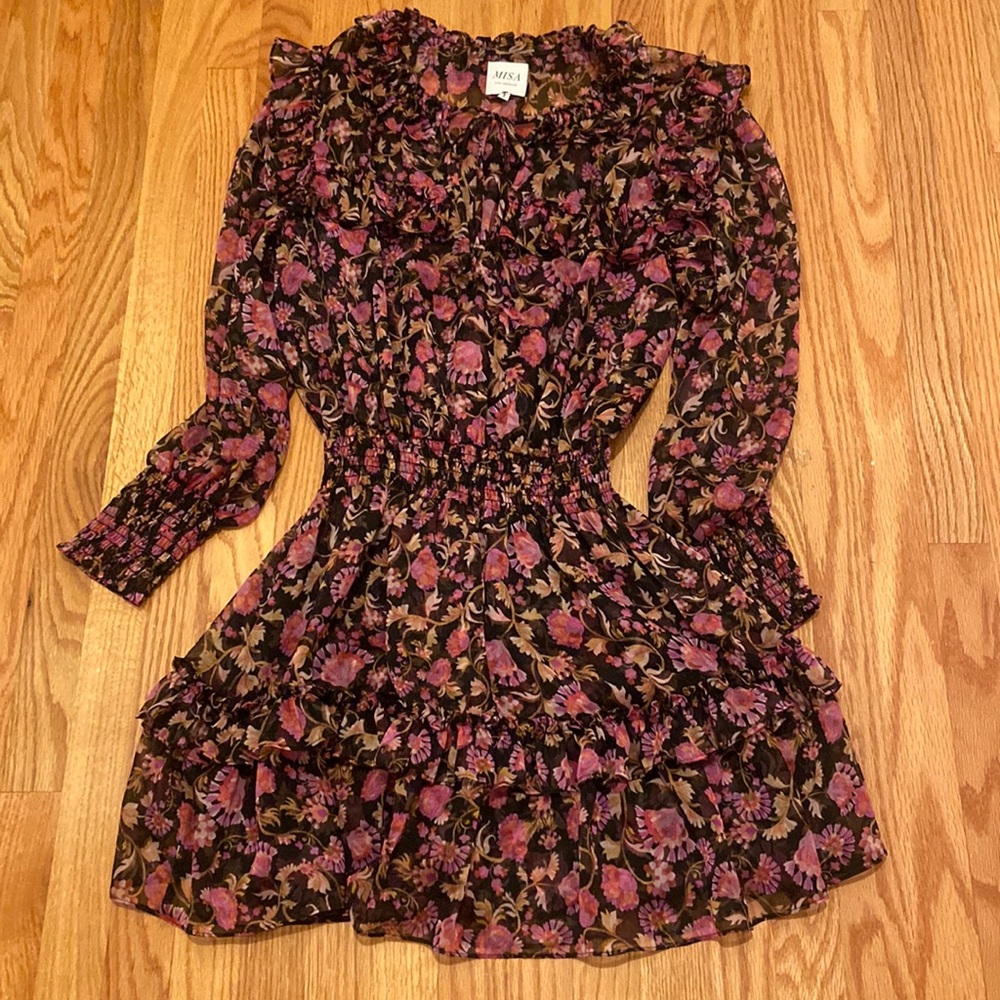Misa long sleeve dress - size L